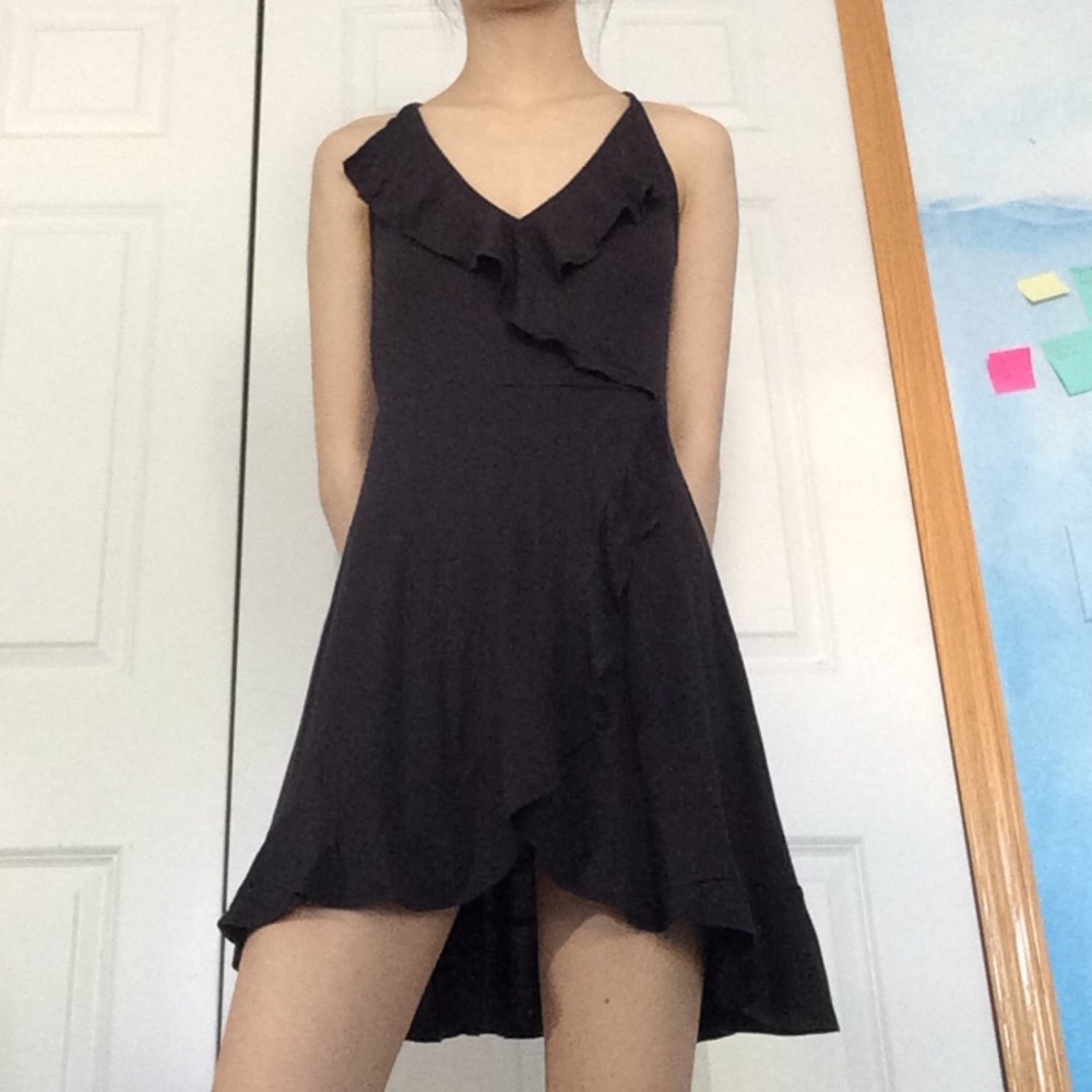 Black Wrap Dress